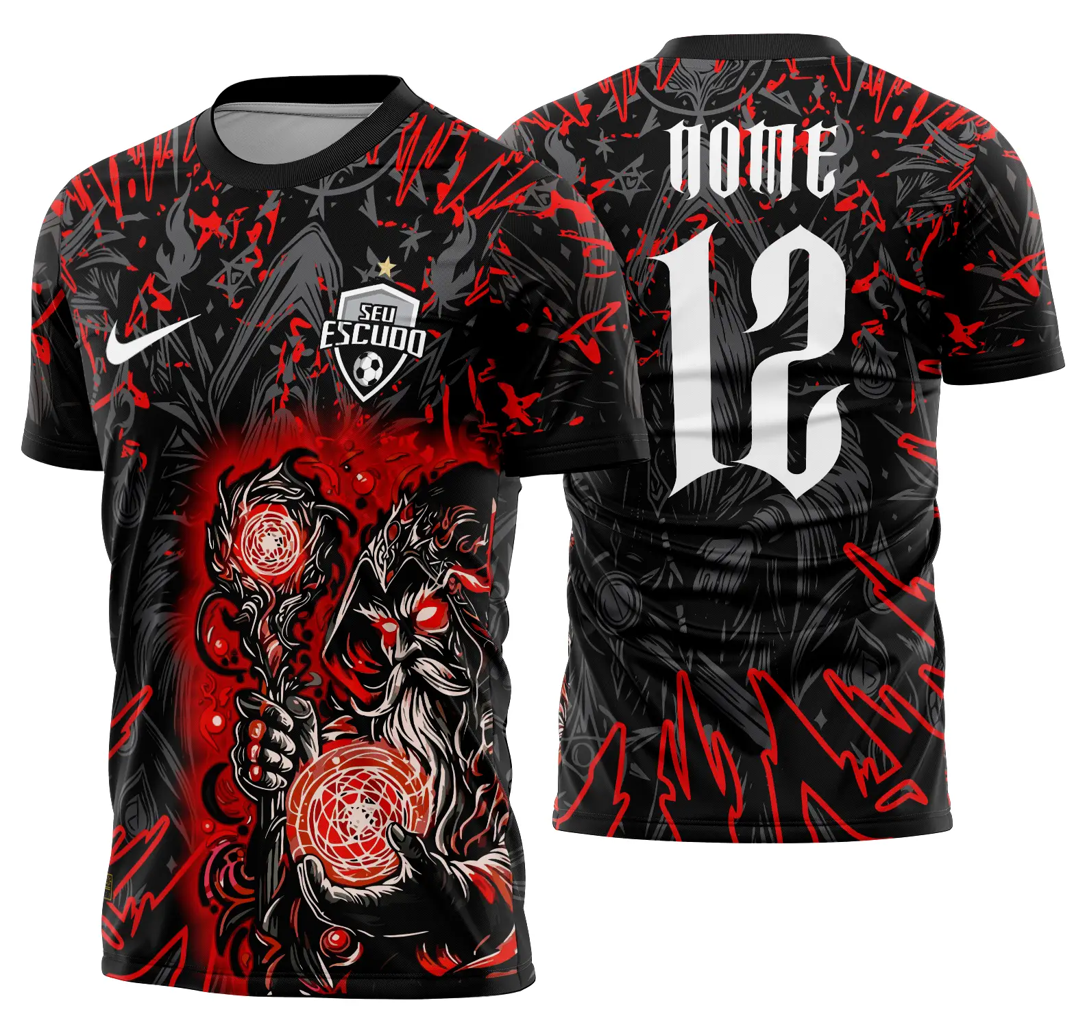 Arte Vetor Camisa Interclasse mago Mod-900