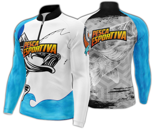 Arte estampa camisa Pesca Mod-2