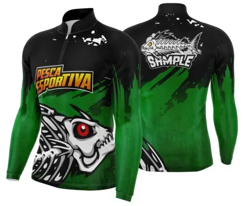 Arte estampa camisa Pesca Mod-4