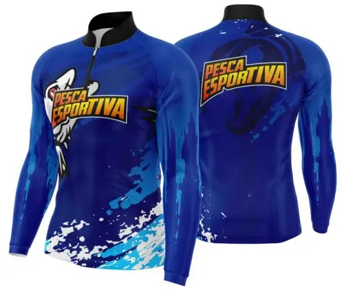 Arte estampa camisa Pesca Mod-5