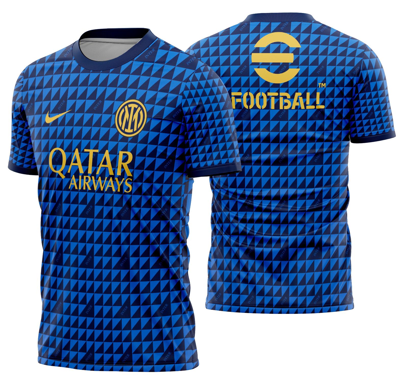 Arte Vetor Camisa Inter Milan Pre-Match 2026-2027