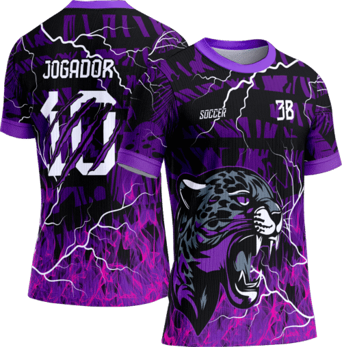 Arte Vetor Camisa Interclasse 456 Onça-Pintada