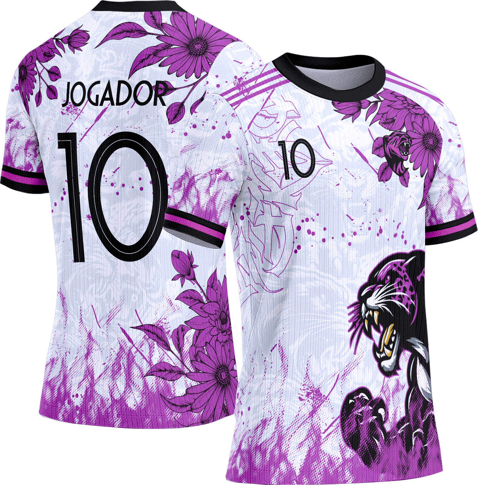 Arte Vetor Camisa Interclasse 469 Onça-Pintada