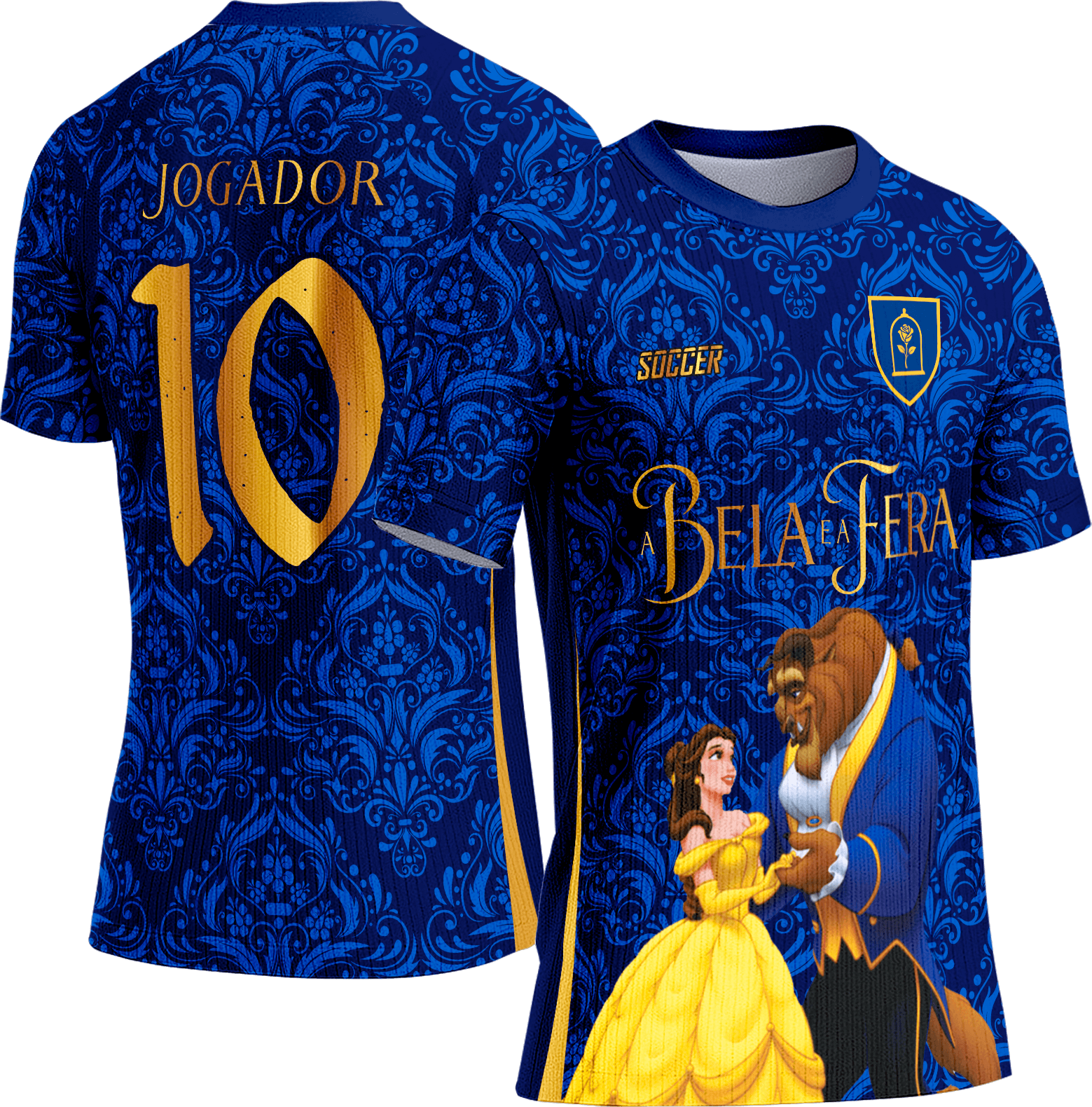 Arte Vetor Camisa Interclasse 717 A Bela e a Fera