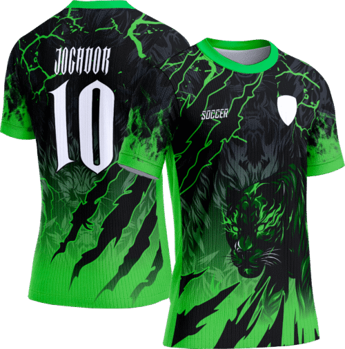 Arte Vetor Camisa Interclasse 768 Pantera Verde