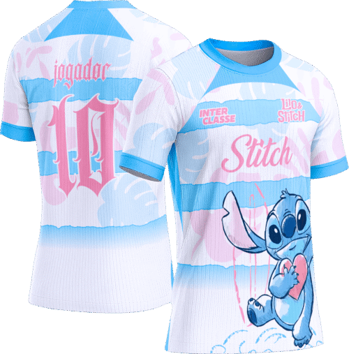 Arte Vetor Camisa Interclasse 834 Lilo e Stitch