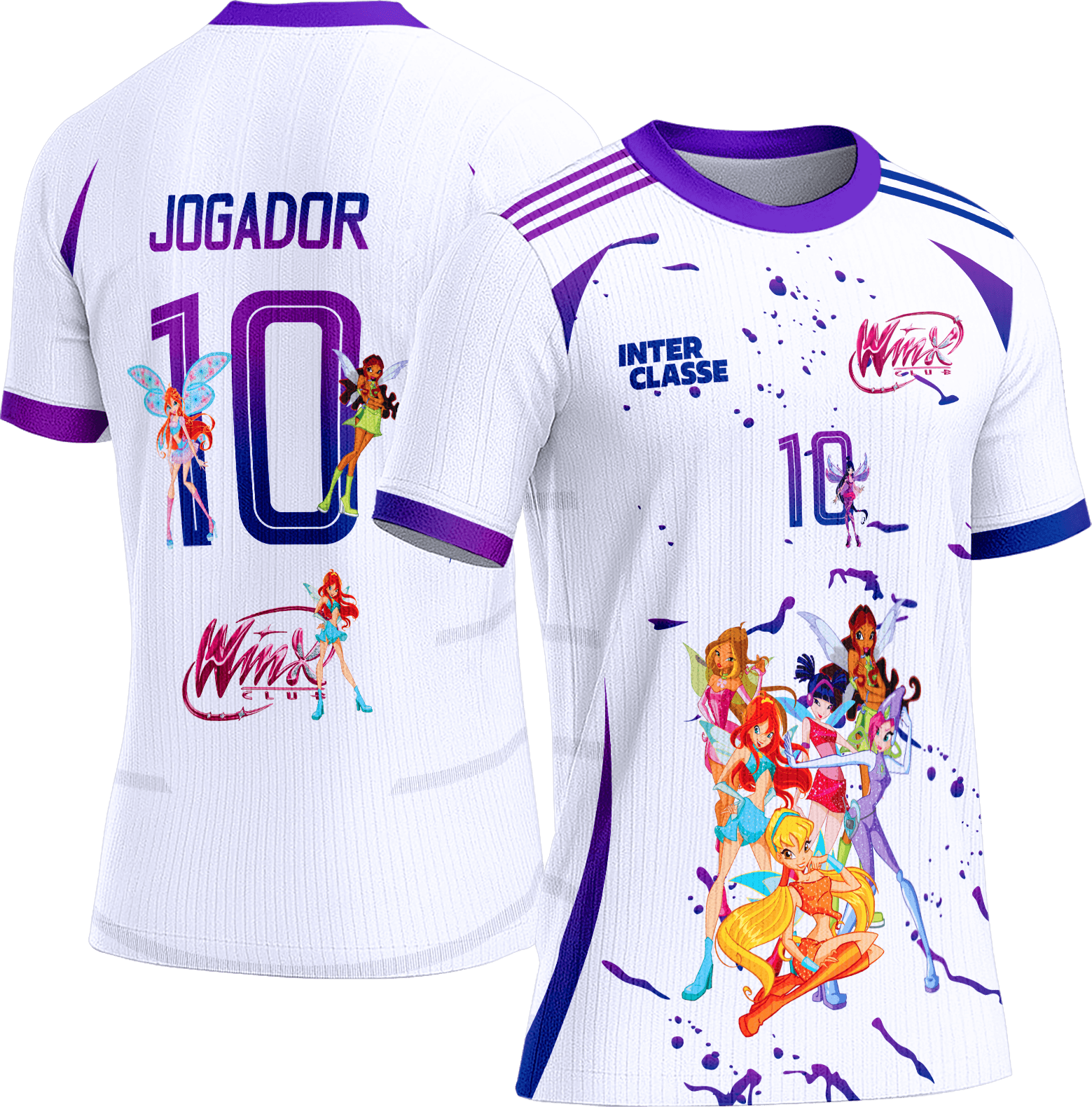 Arte Vetor Camisa Interclasse 888 Winx