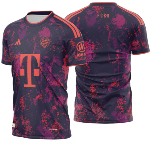 Arte Vetor Camisa Bayern München Third 2026-2027