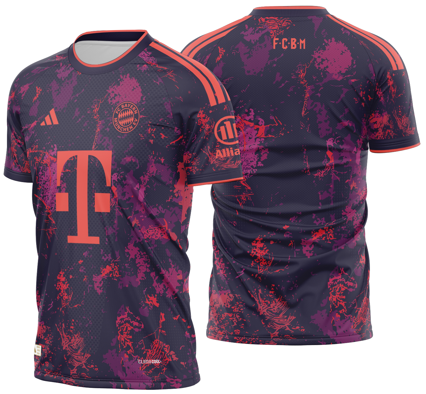 Arte Vetor Camisa Bayern München Third 2026-2027