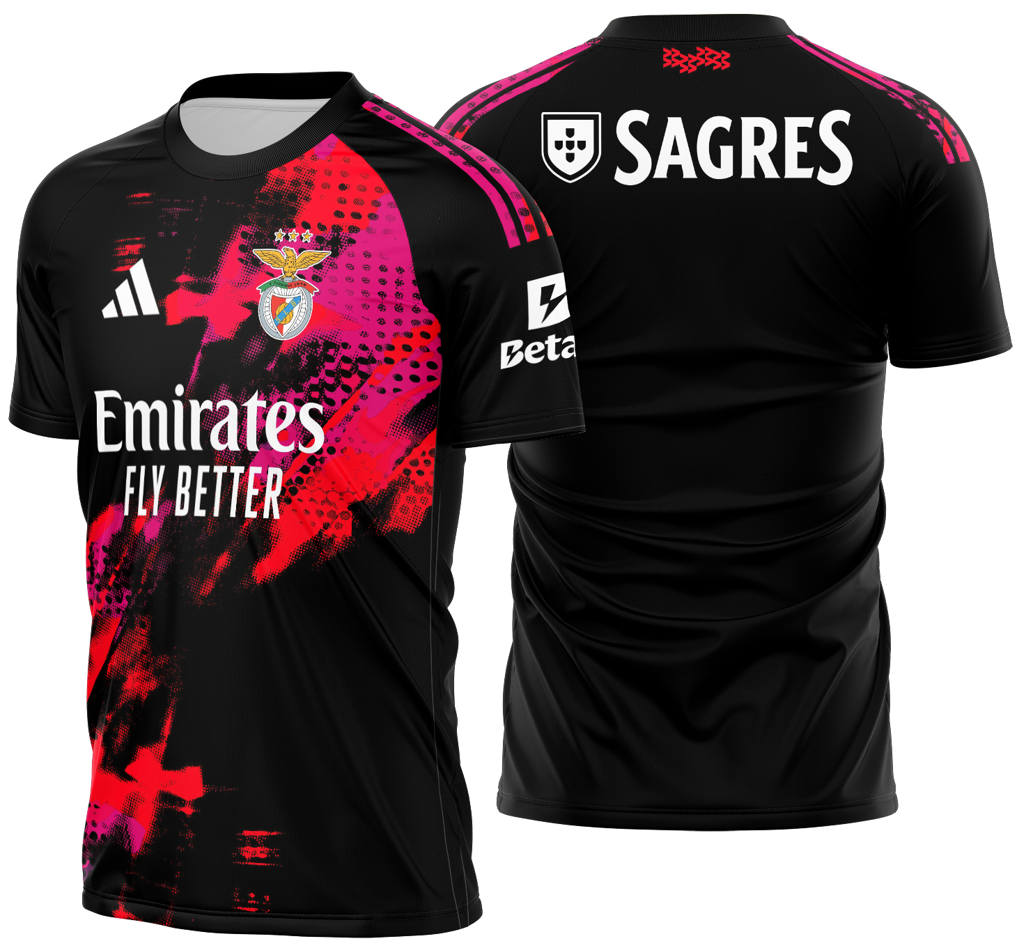 Arte Vetor Camisa Benfica Third 2026-2027