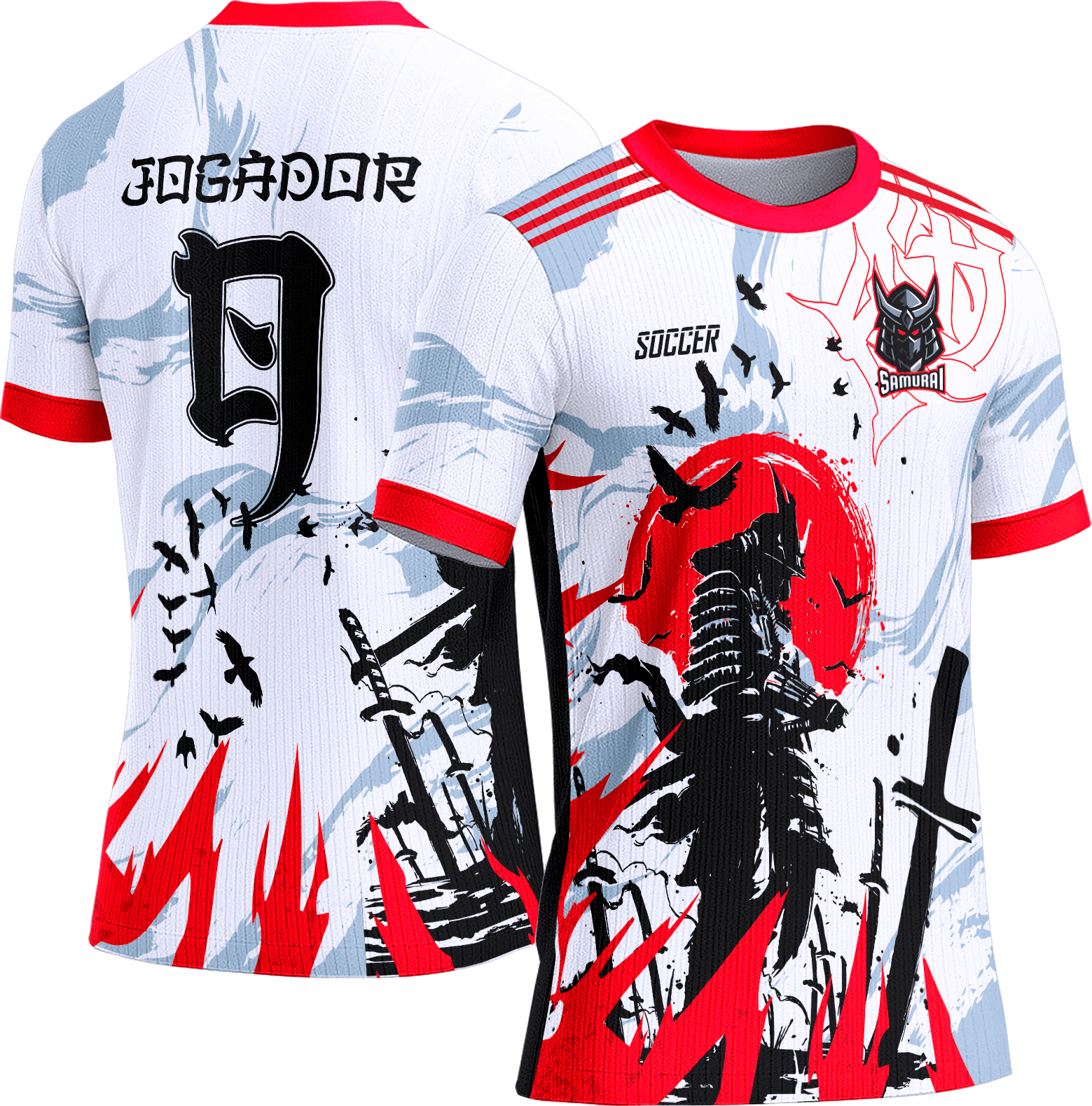 Arte Vetor Camisa Interclasse 205 Samurai