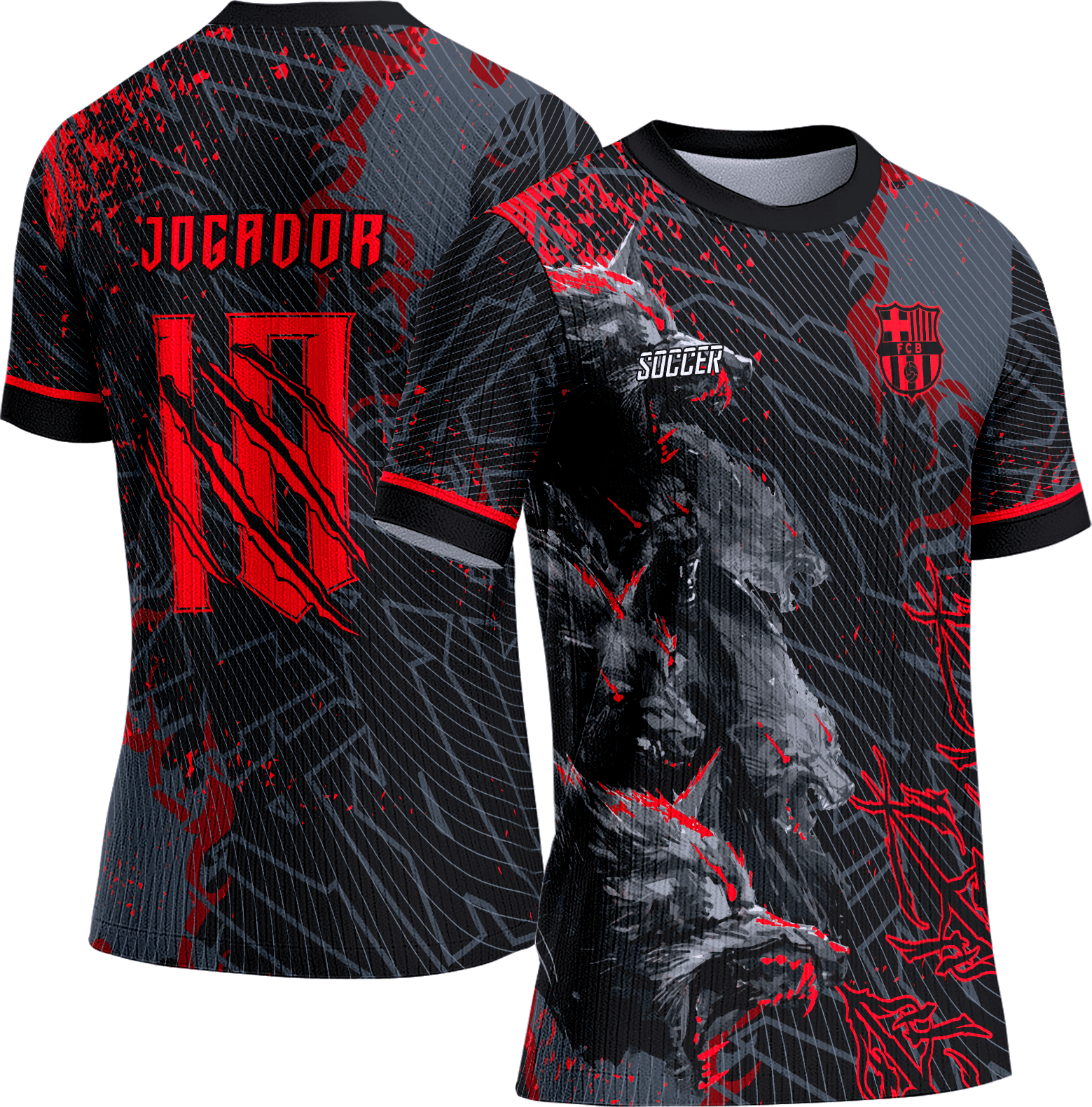 Arte Vetor Camisa Interclasse 346 Lobos