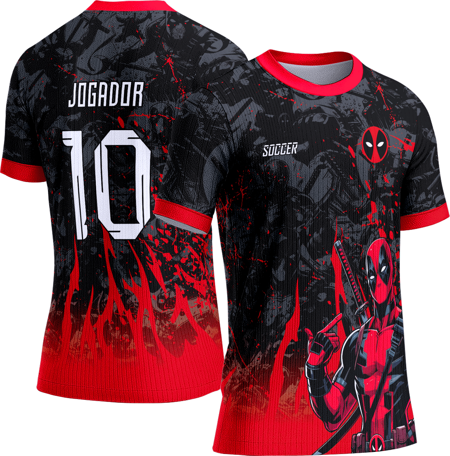 Arte Vetor Camisa Interclasse 374 Deadpool