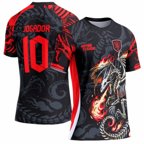 Arte Vetor Camisa Interclasse 0914 Esqueleto