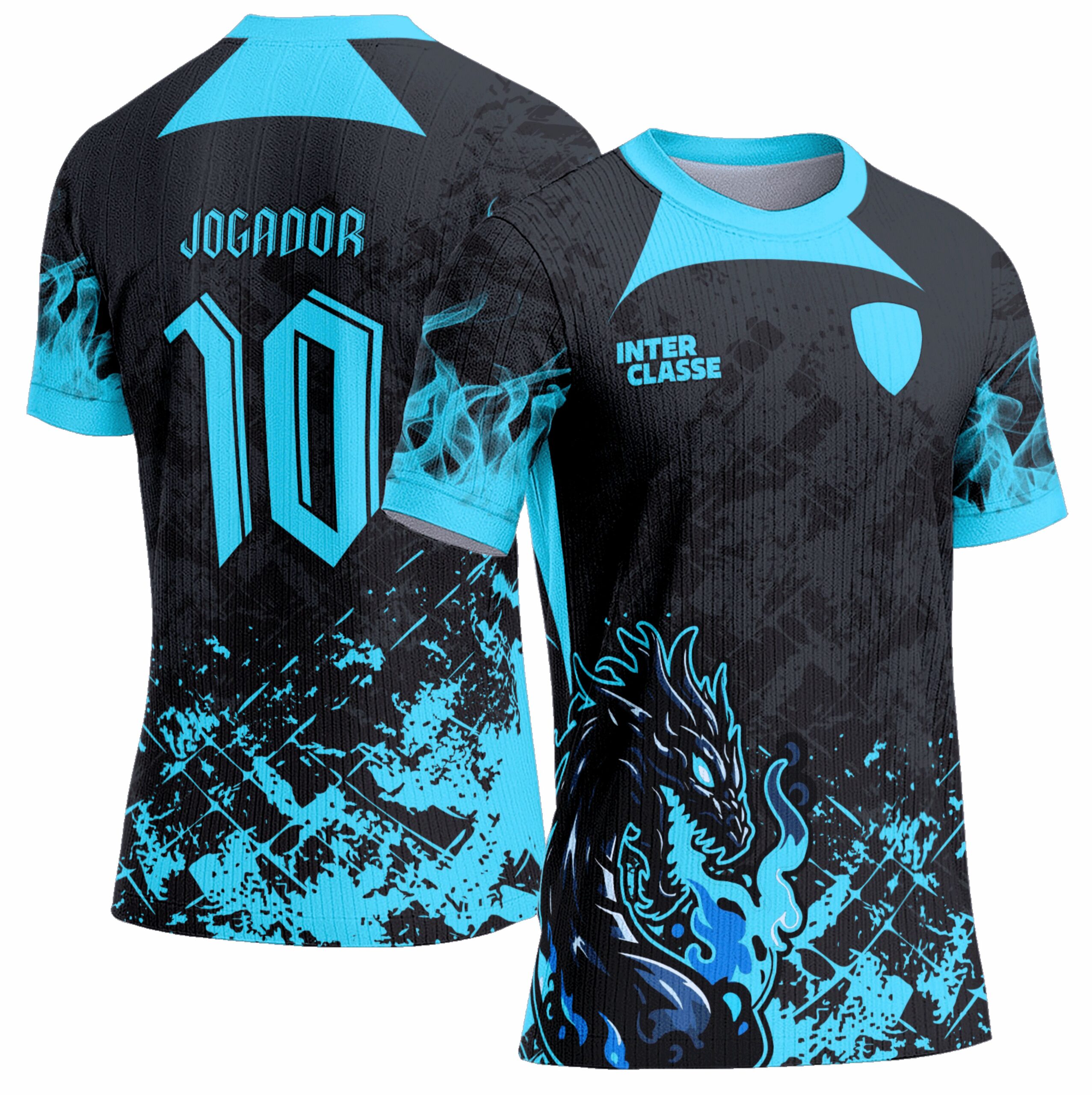 Arte Vetor Camisa Interclasse 0937 Dragão