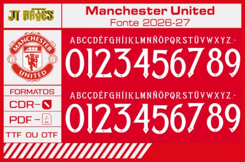 Fonte Manchester United 2026 - 27
