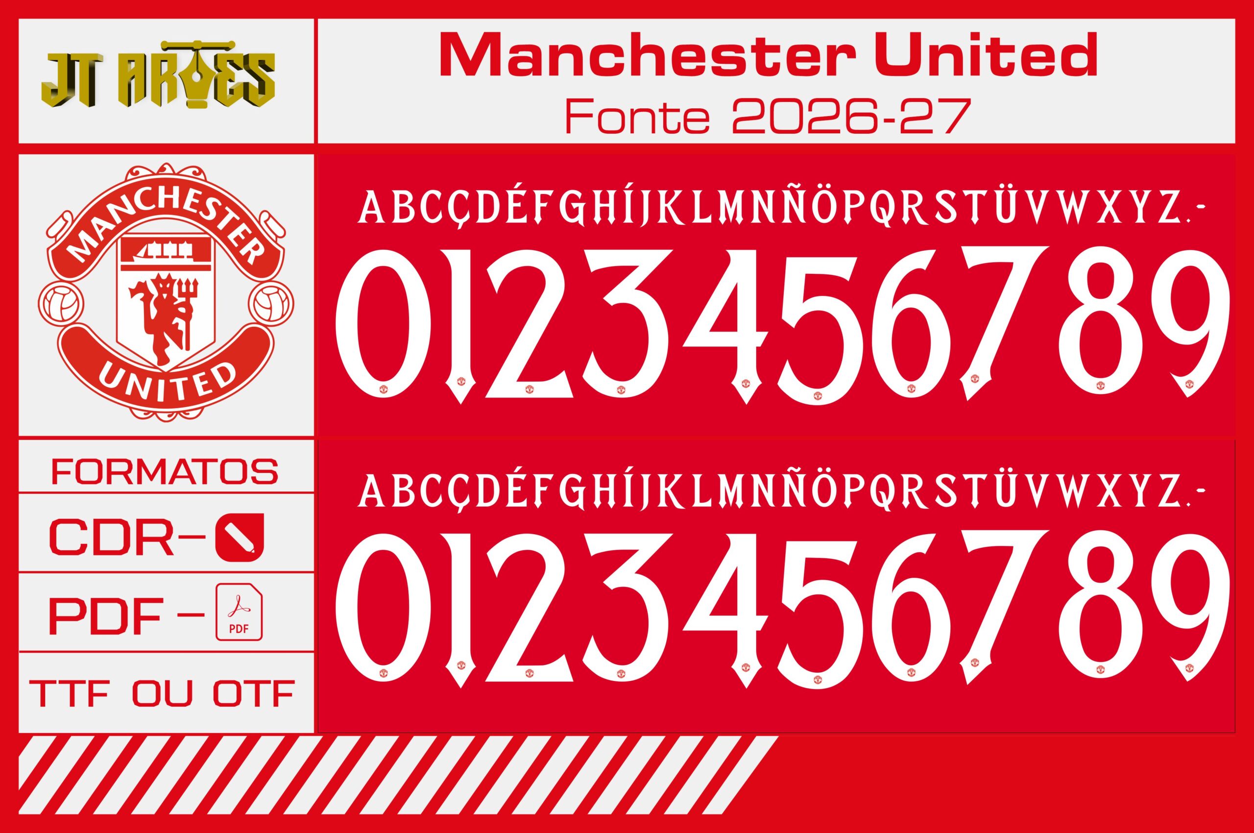 Fonte Manchester United 2026 - 27