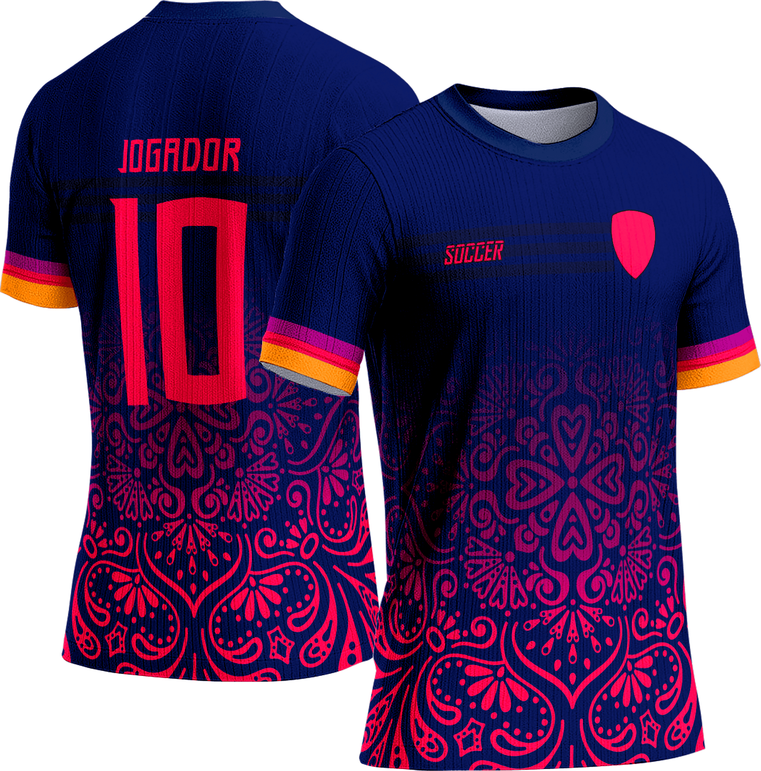 Arte Vetor Camisa Interclasse 004 Floral