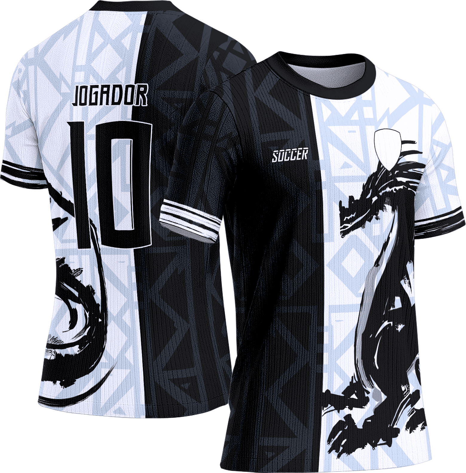 Arte Vetor Camisa Interclasse 017 Dragão