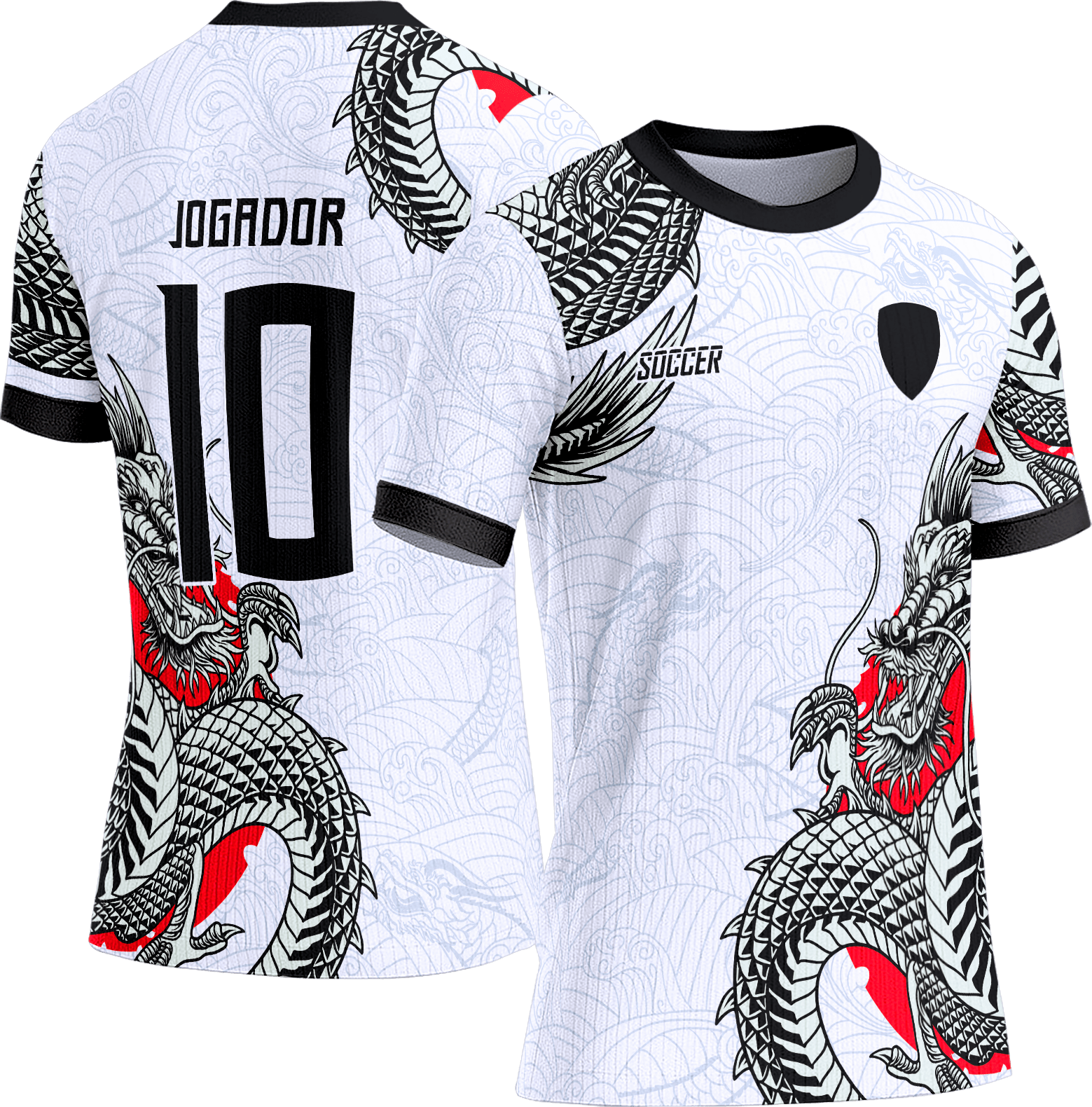 Arte Vetor Camisa Interclasse 068 Dragão