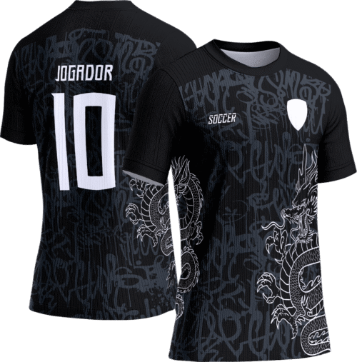 Arte Vetor Camisa Interclasse 077 Dragão