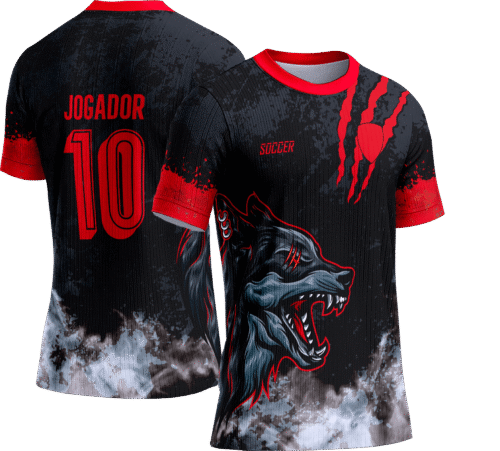 Arte Vetor Camisa Interclasse 081 Lobo