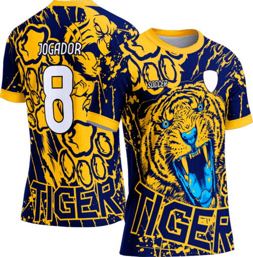 Arte Vetor Camisa Interclasse 158 Tigre