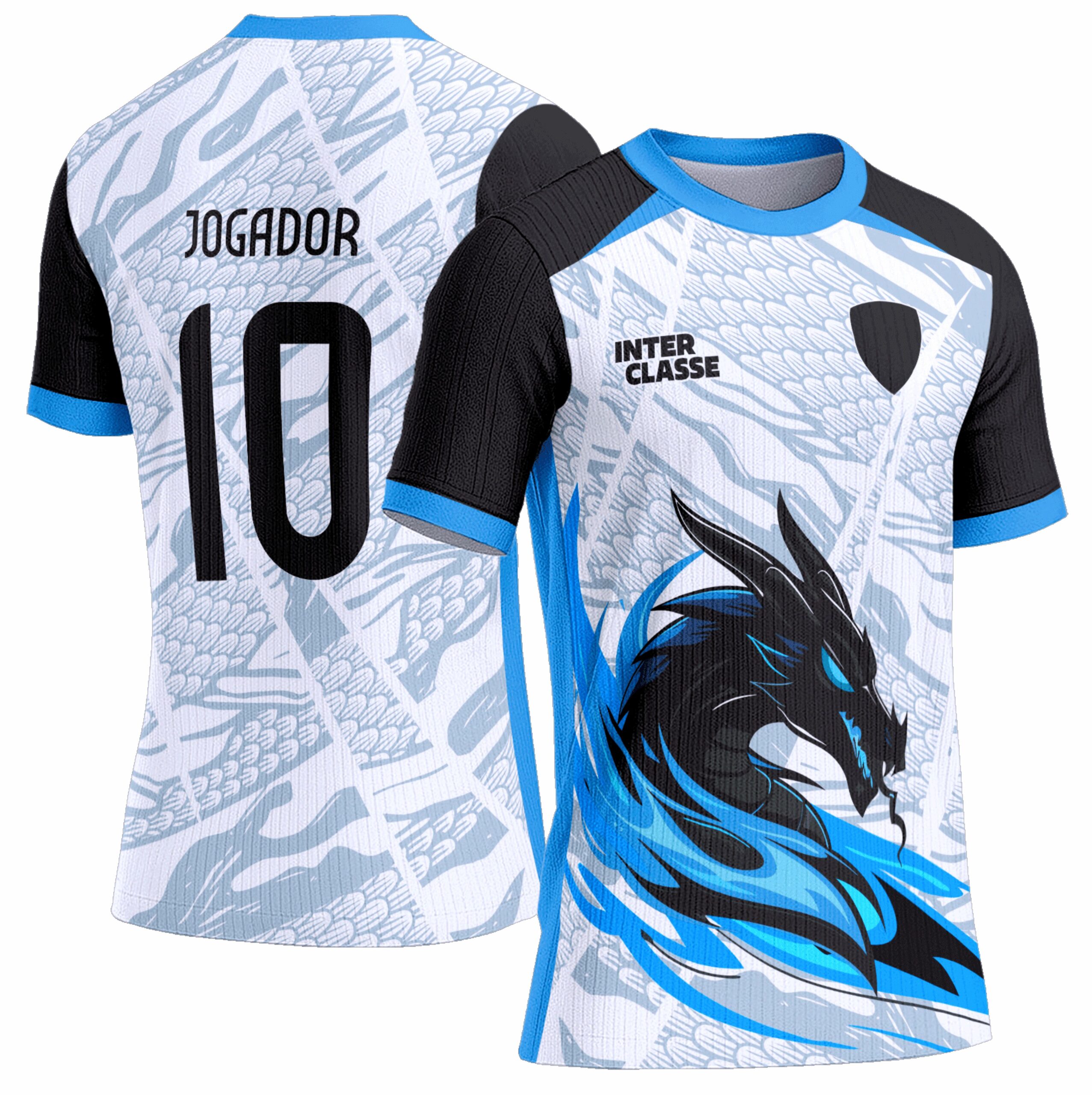 Arte Vetor Camisa Interclasse 0967 Dragão