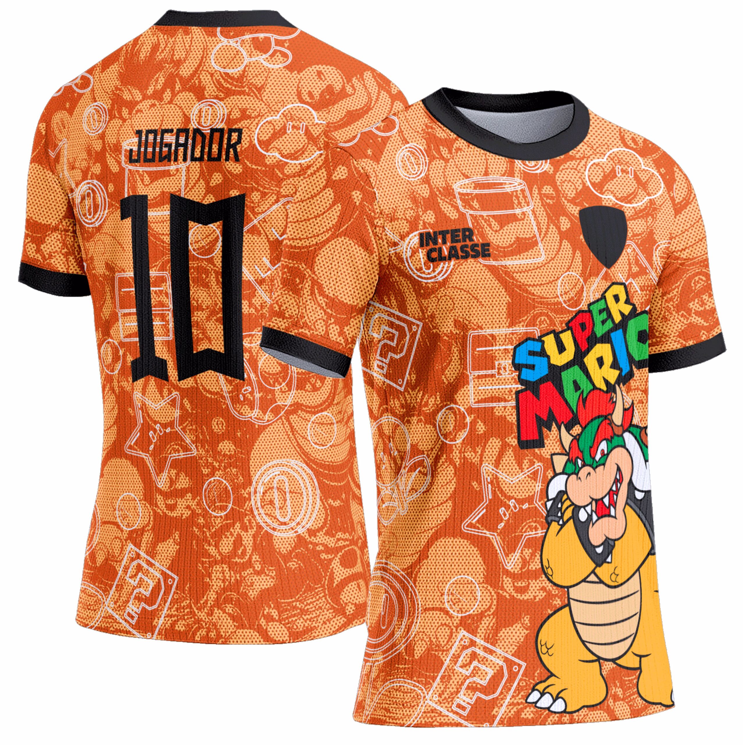 Arte Vetor Camisa Interclasse 0977 Bowser Super Mario