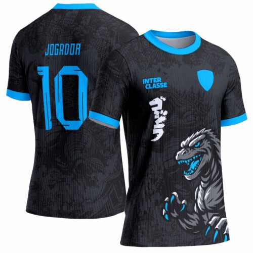 Arte Vetor Camisa Interclasse 0983 Godzilla