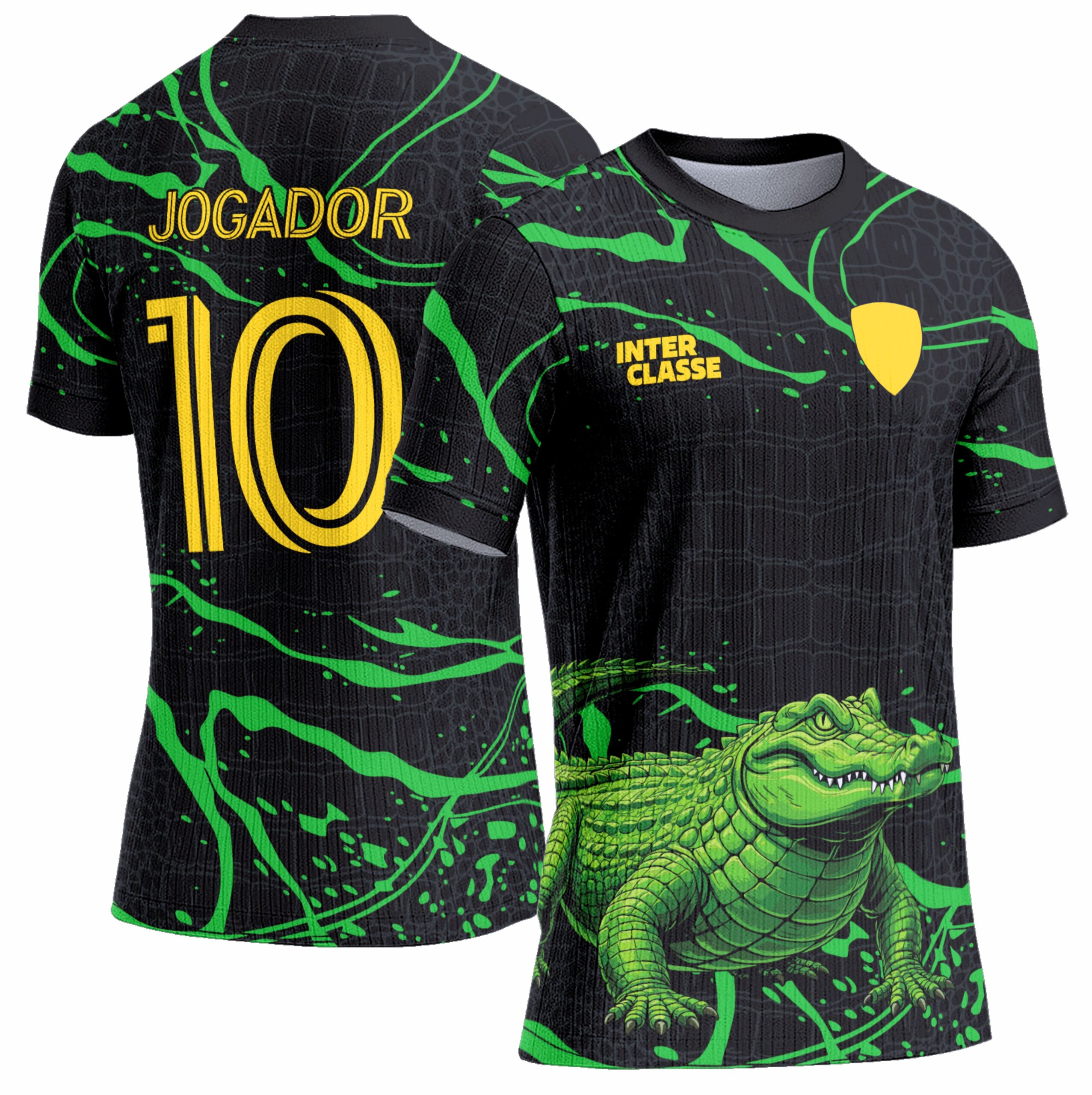 Arte Vetor Camisa Interclasse 0987 Crocodilo