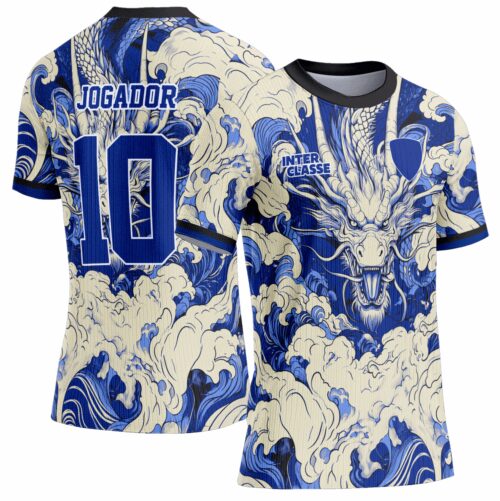 Arte Vetor Camisa Interclasse 1000 Dragão