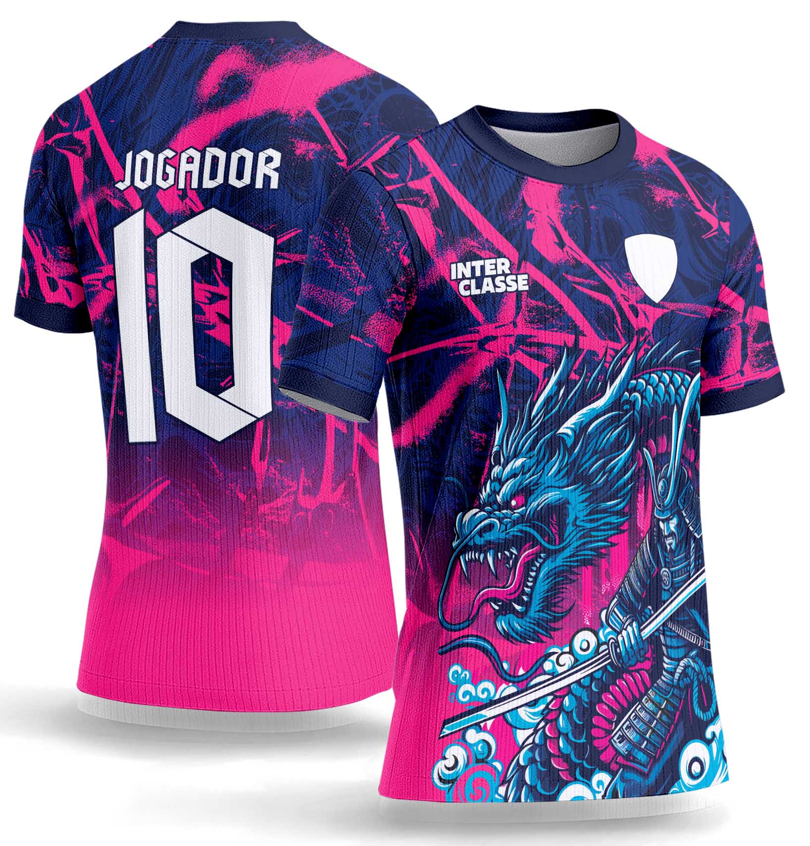 Arte Vetor Camisa Interclasse 1058 Samurai Japonês