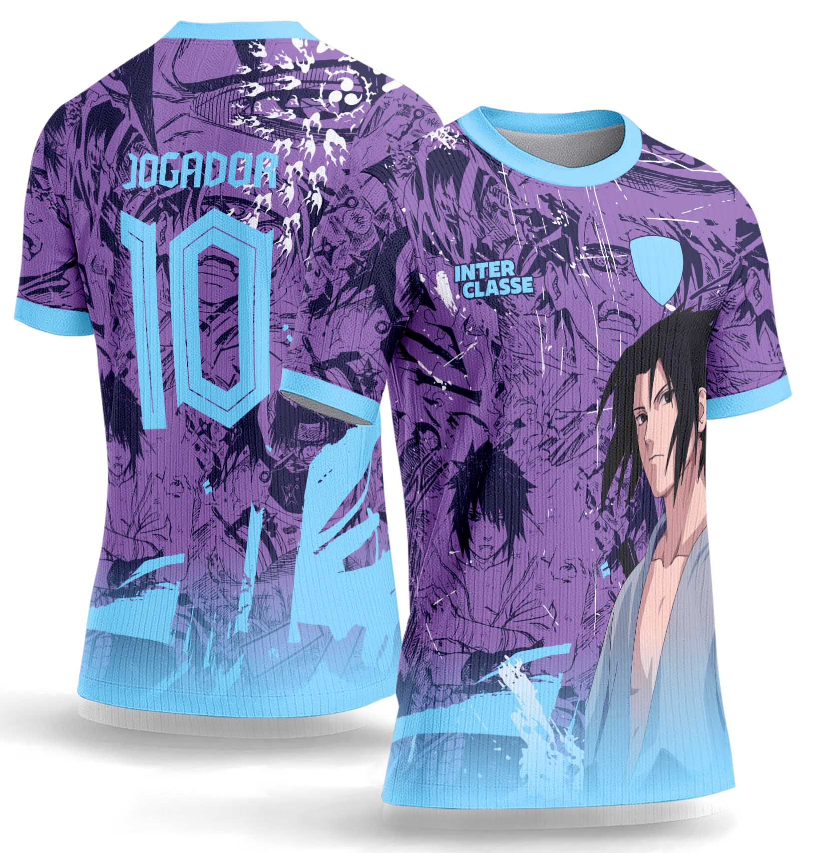 Arte Vetor Camisa Interclasse 1060 Naruto Sasuke Uchiha