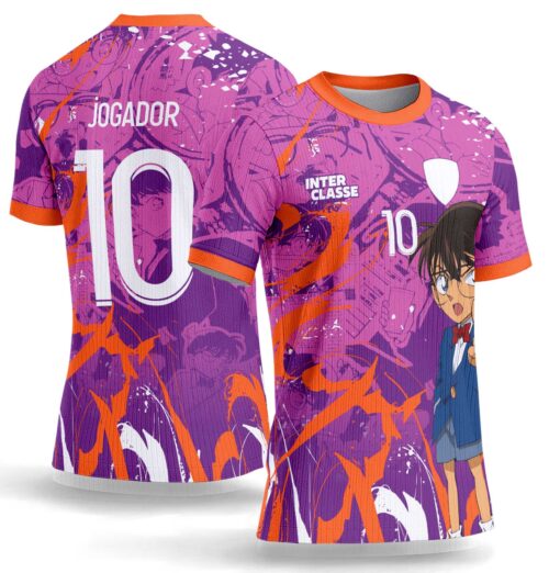 Arte Vetor Camisa Interclasse 1064 Detetive Conan Shinich Kudo